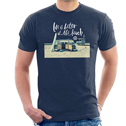 Volkswagen Life is Better by The Beach Camper Men's T-Shirt Volkswagen Life is Better by The Beach Camper Men's T-Shirt von Volkswagen