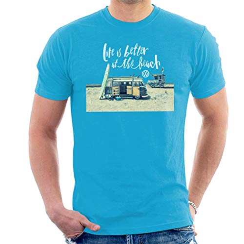 Volkswagen Life is Better by The Beach Camper Men's T-Shirt Volkswagen Life is Better by The Beach Camper Men's T-Shirt von Volkswagen