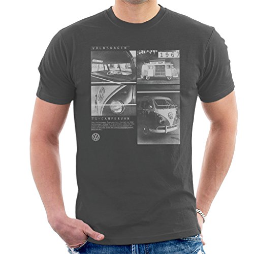 Volkswagen T1 Campervan 1967 Shots Men's T-Shirt von Volkswagen