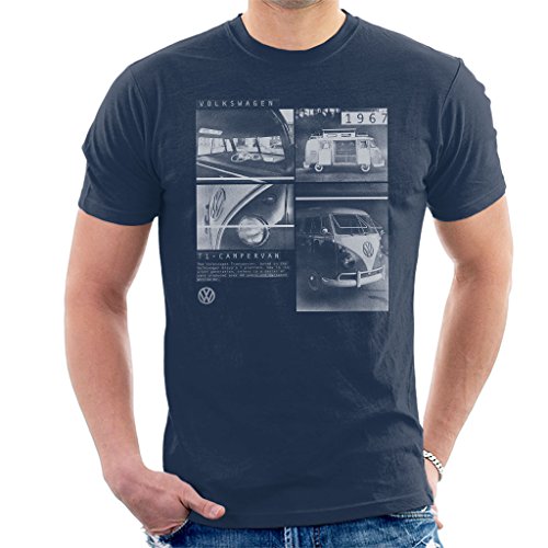 Volkswagen T1 Campervan 1967 Shots Men's T-Shirt von Volkswagen