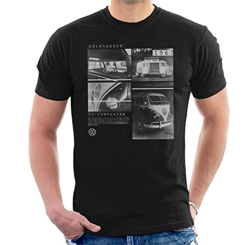 Volkswagen T1 Campervan 1967 Shots Men's T-Shirt von Volkswagen