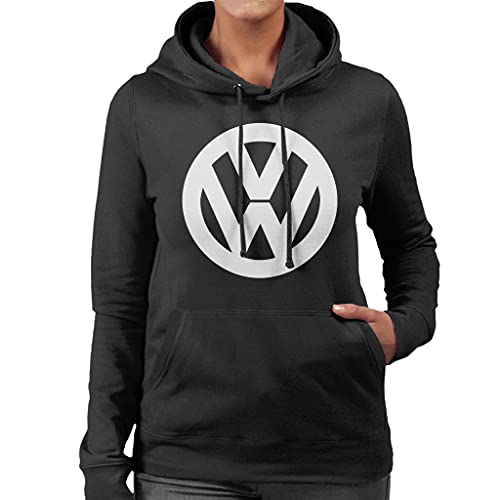 Volkswagen White VW Logo Classic Retro Women's Hooded Sweatshirt Volkswagen White VW Logo Classic Retro Women's Hooded Sweatshirt von Volkswagen