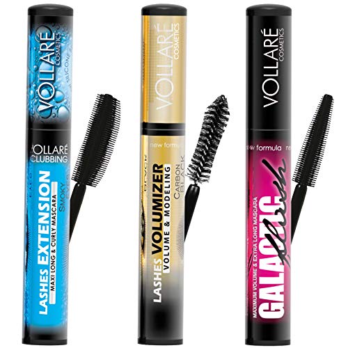 Wimperntusche Mascara Schwarz Verlängerung Schwung und Volumen Effekt 12 ml, Effekt:GALACTIC FLASH Wimperntusche Mascara Schwarz Verlängerung Schwung und Volumen Effekt 12 ml, Effekt:GALACTIC FLASH von VOLLARE COSMETICS