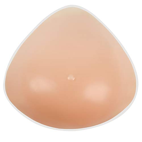 Vollence One Piece F Cup Triangular Silikonbrüste Silikon Brust Brustform Brustformen Falsche Brüste Künstliche Mastektomie Prothese Transvestiten Crossdressers Konkav-BH-Polster von Vollence