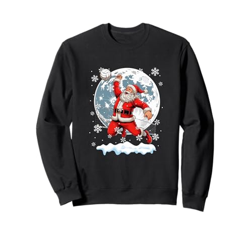 Santa Christmas Costume Playing Volleyball Player Lover Kids Sweatshirt Santa Christmas Costume Playing Volleyball Player Lover Kids Sweatshirt von Volleyball Christmas Costume