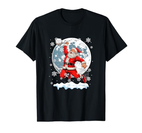 Santa Christmas Costume Playing Volleyball Player Lover Kids T-Shirt Santa Christmas Costume Playing Volleyball Player Lover Kids T-Shirt von Volleyball Christmas Costume