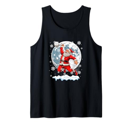 Santa Christmas Costume Playing Volleyball Player Lover Kids Tank Top Santa Christmas Costume Playing Volleyball Player Lover Kids Tank Top von Volleyball Christmas Costume