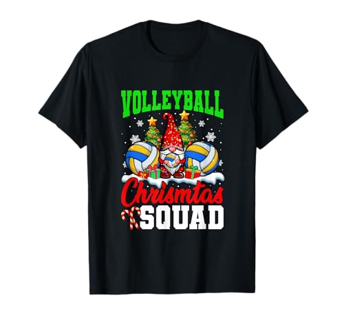 Volleyball Christmas Squad Player Costume GNOME Lover Kids T-Shirt Volleyball Christmas Squad Player Costume GNOME Lover Kids T-Shirt von Volleyball Christmas Costume