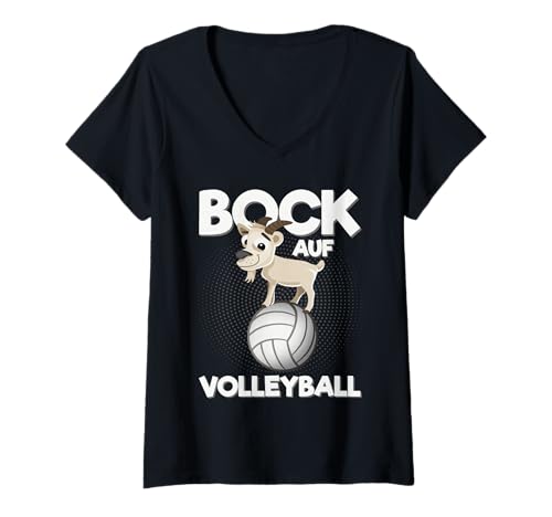 Damen Volleyballfans Fanartikel Volleyballer Gadgets Volleyball T-Shirt mit V-Ausschnitt Damen Volleyballfans Fanartikel Volleyballer Gadgets Volleyball T-Shirt mit V-Ausschnitt von Volleyball Gadgets & Geschenke für Volleyballfans