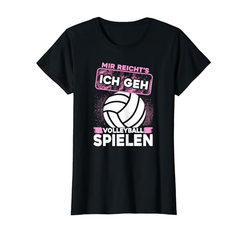 Volleyball Damen Beachvolleyball Mädchen T-Shirt von Volleyball Geschenke Frauen, Volleyball Zubehör