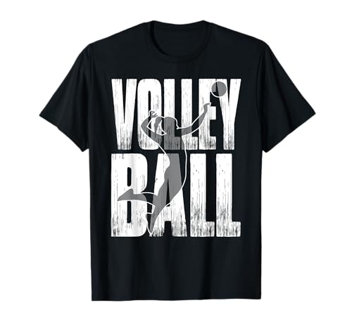 Volleyball-Server-Silhouette für Mädchen, Frauen und Jugendliche T-Shirt von Volleyball Gift Tee