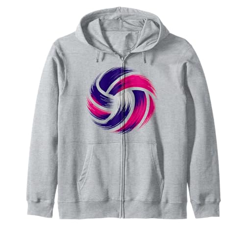 Niedlicher Volleyball-Teamspieler, rosa und violett, für Teenager-Mädchen Kapuzenjacke Niedlicher Volleyball-Teamspieler, rosa und violett, für Teenager-Mädchen Kapuzenjacke von Volleyball Girls