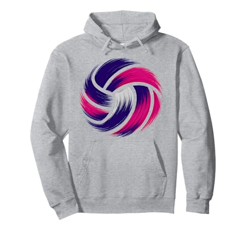 Niedlicher Volleyball-Teamspieler, rosa und violett, für Teenager-Mädchen Pullover Hoodie Niedlicher Volleyball-Teamspieler, rosa und violett, für Teenager-Mädchen Pullover Hoodie von Volleyball Girls