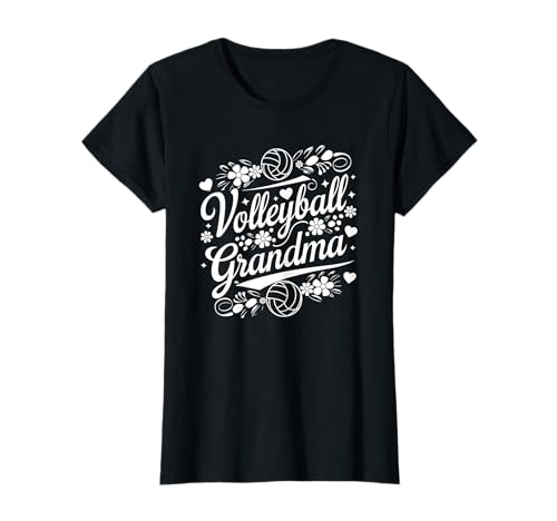 Volleyball Oma für Damen T-Shirt von Volleyball Grandma Chair.