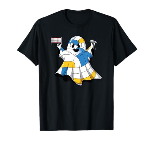 Volleyball Ghost Pumpkin Boo Halloween Kinder Herren Damen T-Shirt von Volleyball Lovers Halloween Ghost Pumpkin Outfits