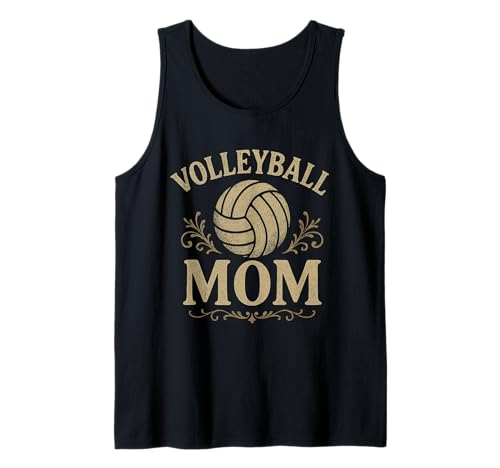 Proud Volleyball Mama Stütze am Spielfeldrand Tank Top von Volleyball Mom Court Side Style