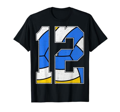 12 Years Old Volleyball Lover 12th Birthday Party Boys Girls T-Shirt 12 Years Old Volleyball Lover 12th Birthday Party Boys Girls T-Shirt von Volleyball Player 12th Birthday Gifts Co.