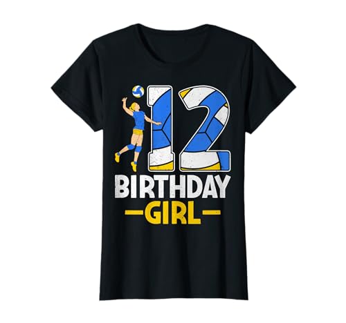 12 Years Old Volleyball Player 12th Birthday Girl T-Shirt 12 Years Old Volleyball Player 12th Birthday Girl T-Shirt von Volleyball Player 12th Birthday Gifts Co.