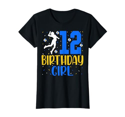 12th Birthday Girl Volleyball Lover Sports 12 Years Old T-Shirt 12th Birthday Girl Volleyball Lover Sports 12 Years Old T-Shirt von Volleyball Player 12th Birthday Gifts Co.