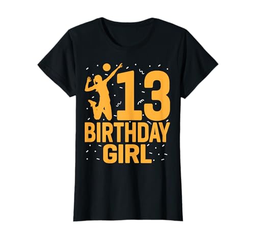 13 Years Old Volleyball Lover 13th Birthday Girls Teen T-Shirt 13 Years Old Volleyball Lover 13th Birthday Girls Teen T-Shirt von Volleyball Player 13th Birthday Gifts Co.