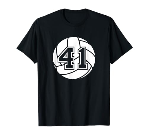 Volleyballspieler #41 Volleyball Mama Papa Trikot Nummer 41 T-Shirt Volleyballspieler #41 Volleyball Mama Papa Trikot Nummer 41 T-Shirt von Volleyball Player #41 Volleyball Team Parent