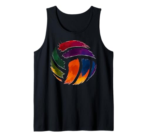 Bunter Volleyballspieler oder Team für Mädchen, Frauen, Kinder Tank Top Bunter Volleyballspieler oder Team für Mädchen, Frauen, Kinder Tank Top von Volleyball Players