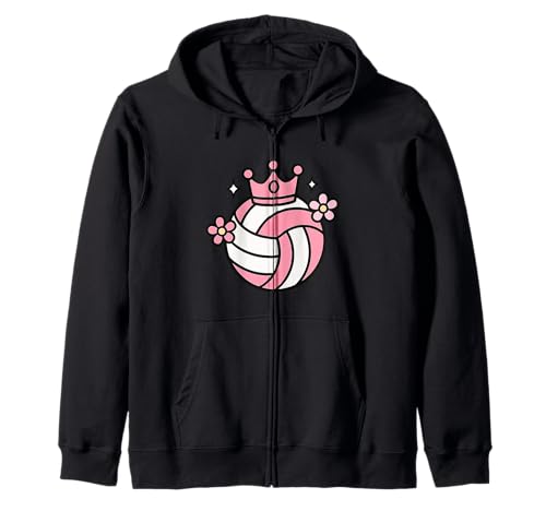 Proud Volleyball Mama Stütze am Spielfeldrand Kapuzenjacke von Volleyball Queen Gifts