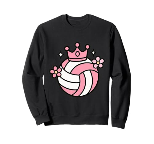 Proud Volleyball Mama Stütze am Spielfeldrand Sweatshirt von Volleyball Queen Gifts