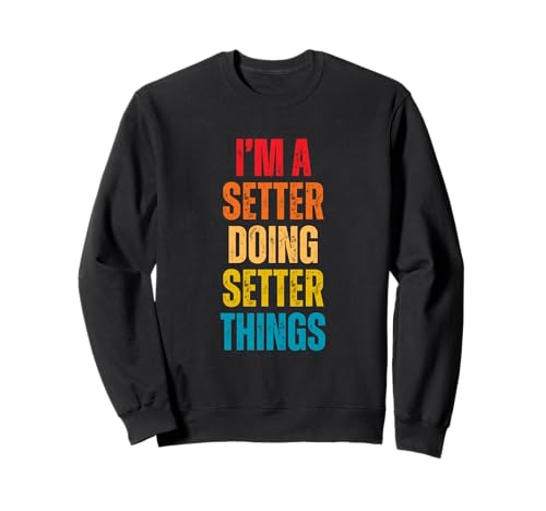 Volleyball-Setter-Spieler, Retro-Stil, für Herren, Damen, Kinder Sweatshirt Volleyball-Setter-Spieler, Retro-Stil, für Herren, Damen, Kinder Sweatshirt von Volleyball Setter Player Gear Retro Sports