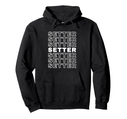 Volleyball-Setter-Spieler, Retro-Stil, für Herren, Damen, Kinder Pullover Hoodie von Volleyball Setter Player Sports Gear Retro Co.