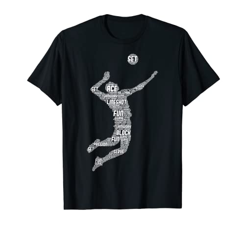 Volleyball Volleyballer Herren Jungen Kinder T-Shirt von Volleyball Spieler Geschenkideen