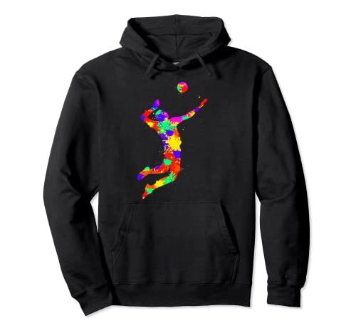 Volleyball Volleyballer Männer Jungen Kinder Pullover Hoodie von Volleyball Spieler Geschenkideen