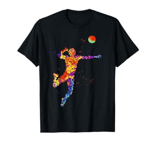 Junge Männer Grafik Volleyball Spieler Coach Volley T-Shirt von Volleyball Spieler Trainer Kleidung