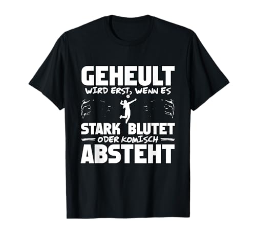 Lustiger Volleyball Spruch für Frauen T-Shirt von Volleyball Zubehör