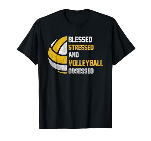 Lustiges Volleyball Sport Design Damen Herren T-Shirt von Volleyball obsessed funny sports apparel