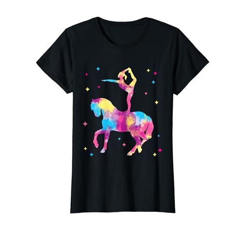 Voltigieren Volti Pferde Mädchen Pferd Turnen Reiterin T-Shirt Voltigieren Volti Pferde Mädchen Pferd Turnen Reiterin T-Shirt von Voltigieren Geschenk Pferde Reitsport Geschenkidee