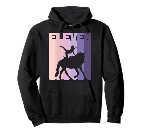 11. Geburtstag Reiterin 11 Jahre Mädchen Dressur Voltigieren Pullover Hoodie von Voltigieren Mädchen Dressurreiten Geburtstag Volti