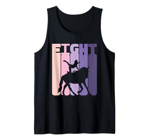 8. Geburtstag Reiterin 8 Jahre Mädchen Dressur Voltigieren Tank Top von Voltigieren Mädchen Dressurreiten Geburtstag Volti