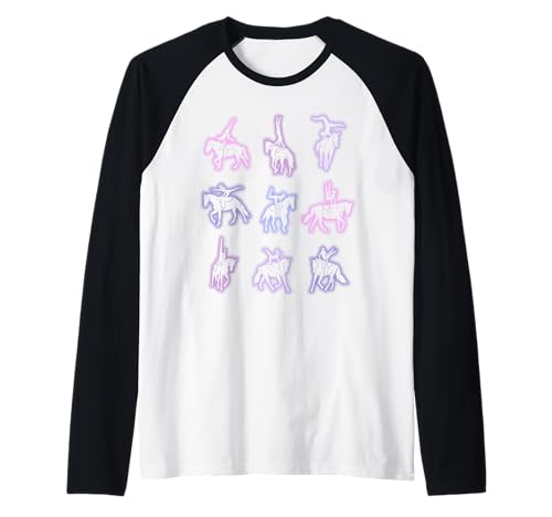 Voltigieren Mädchen Damen Reiterin Pferde Kinder Volti Raglan von Voltigieren Pferde Reitsport Geschenkideen
