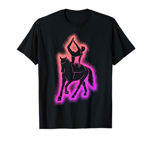 Voltigieren Reiterin Pferde Mädchen Damen Kinder Volti T-Shirt Voltigieren Reiterin Pferde Mädchen Damen Kinder Volti T-Shirt von Voltigieren Reitsport Pferdesport Designs