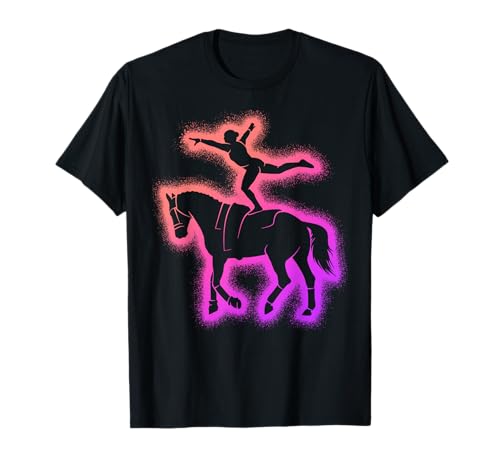 Voltigieren Reiterin Pferde Mädchen Kinder Damen Volti T-Shirt Voltigieren Reiterin Pferde Mädchen Kinder Damen Volti T-Shirt von Voltigieren Reitsport Pferdesport Designs