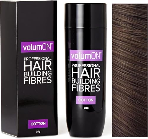 Volumon Haaraufbau-Fasern für dünner werdendes Haar, 28 g, Mittelbraun | Natürliche Baumwolle Haarausfall Concealer für Männer & Frauen | Deckt kahle Stellen ab, verleiht Volumen, kein Schmieren Volumon Haaraufbau-Fasern für dünner werdendes Haar, 28 g, Mittelbraun | Natürliche Baumwolle Haarausfall Concealer für Männer & Frauen | Deckt kahle Stellen ab, verleiht Volumen, kein Schmieren von Volumon