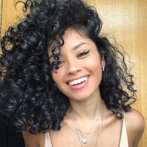 Vomella 8 Wasserwellen gehäkelte Haarbündel 10", gehäkeltes lockiges Haar für Frauen, Häkelhaar mit kurzen Locken Strand, gehäkelte Haarverlängerungen Mit von Vomella