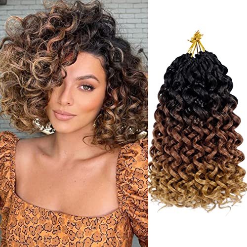 Vomella Gogo Curl Crochet Haar 8 Bündel Gehäkeltes Haar Mit Wasserwellen, 25,4 cm (10 Zoll), Häkelhaar Locken Für Frauen, Kurzes Haar, Strandlocken, Synthetische Häkelhaare, von Vomella
