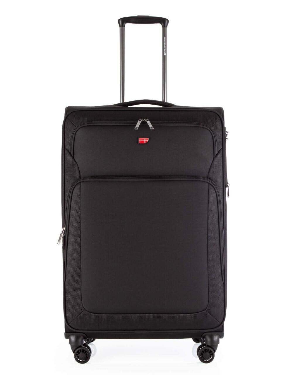 Von Cronshagen - Von Crønshagen 4-Rollen-Koffer Henrik L #02/01/01/351-1-75 Black von Von Cronshagen