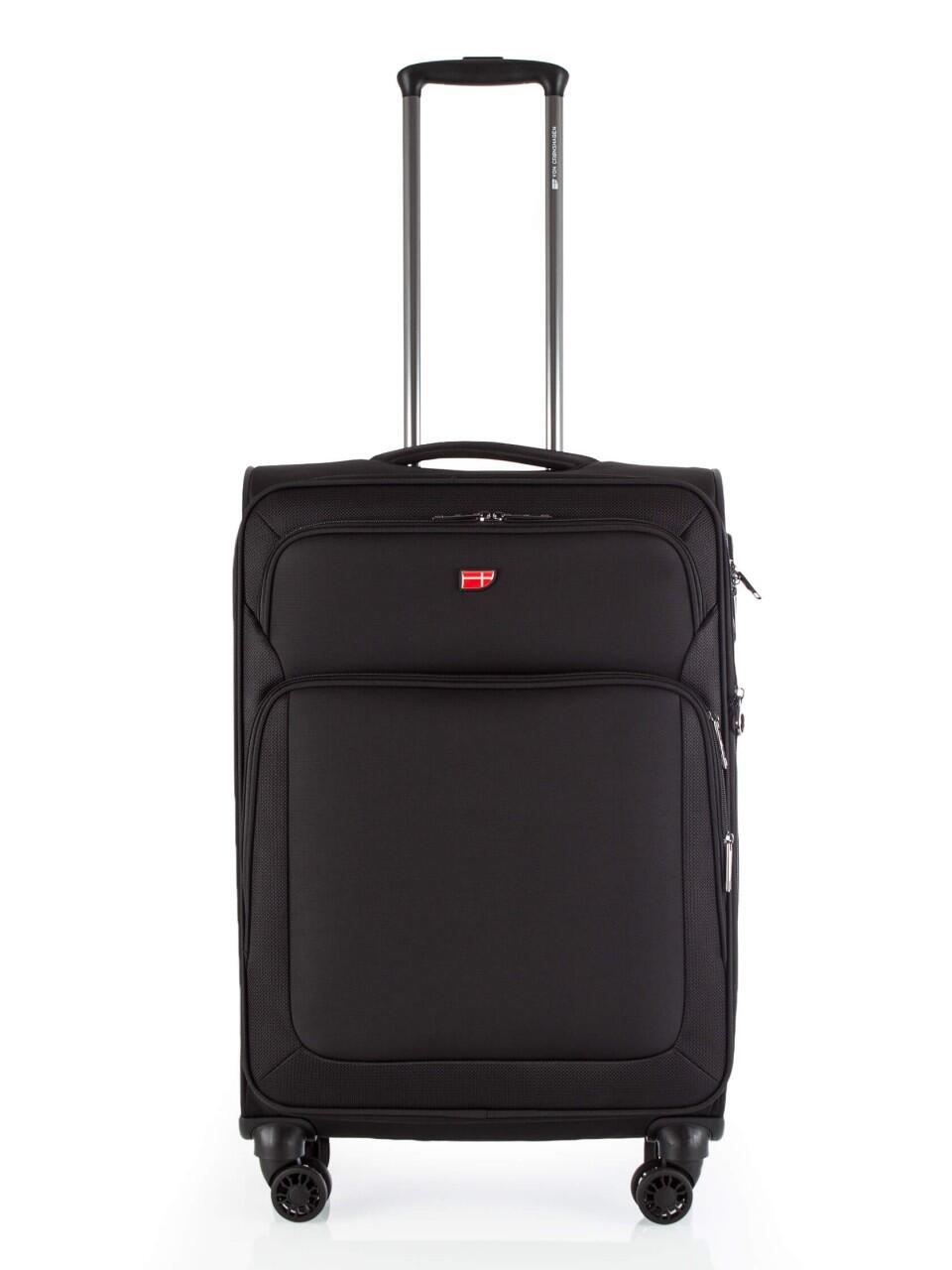 Von Cronshagen - Von Crønshagen 4-Rollen-Koffer Henrik M #02/01/01/351-1-65 Black von Von Cronshagen