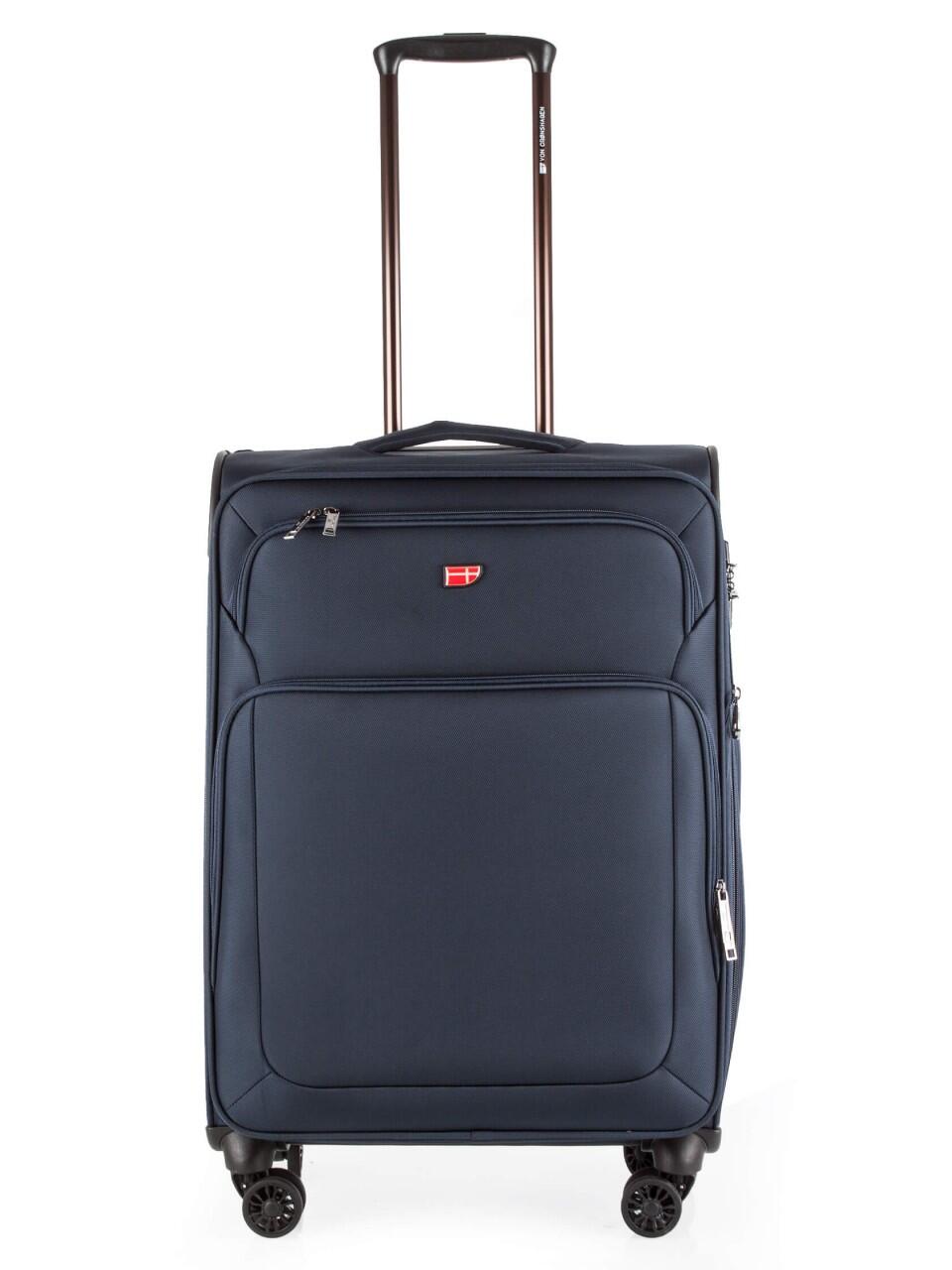 Von Cronshagen - Von Crønshagen 4-Rollen-Koffer Henrik M #02/01/01/351-1-65 marine von Von Cronshagen