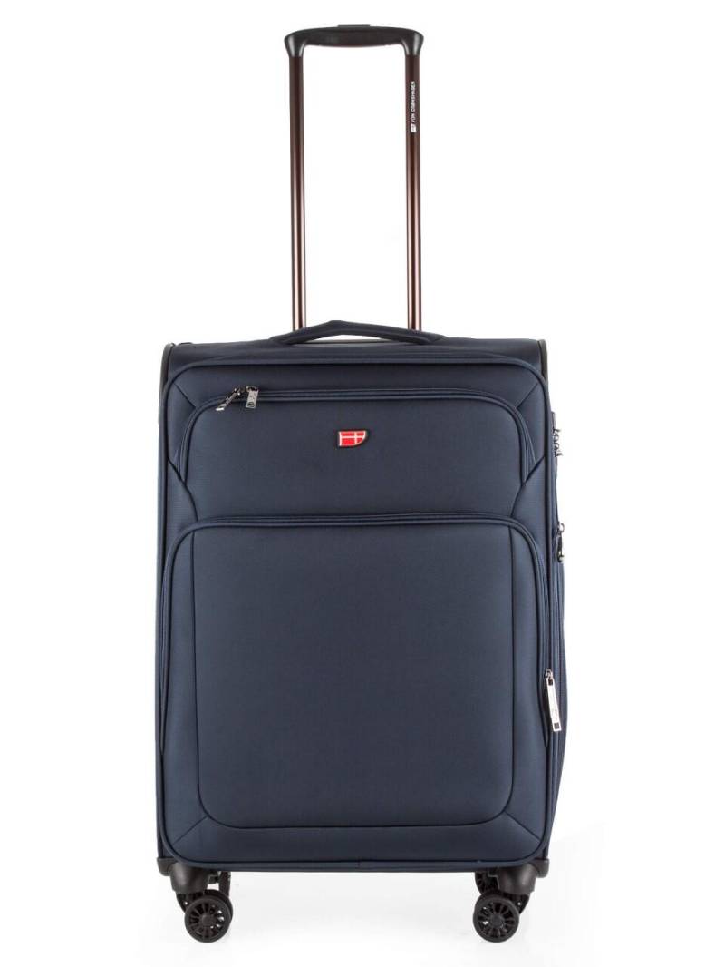 Von Cronshagen - Von Crønshagen 4-Rollen-Koffer Henrik M #02/01/01/351-1-65 marine von Von Cronshagen