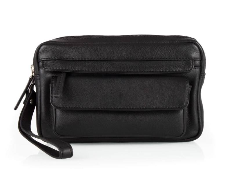 Von Cronshagen - Von Crønshagen Herren- Handgelenktasche Valter #02/02/02/470-1 Black von Von Cronshagen