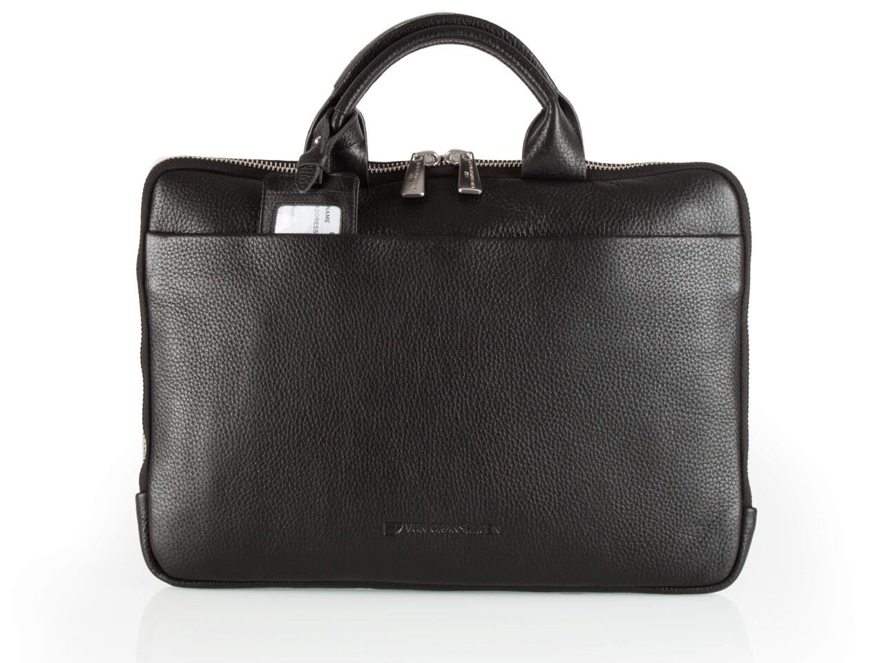 Von Cronshagen - Von Crønshagen Kilde Notebooktasche Kalvesstrom kilde black von Von Cronshagen